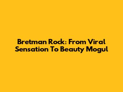 Bretman Rock: From Viral Sensation To Beauty Mogul