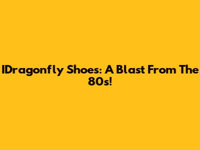 IDragonfly Shoes: A Blast From The 80s!