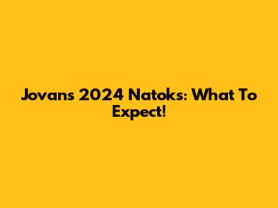 Jovan's 2024 Natoks: What To Expect!
