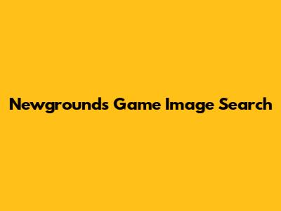 Newgrounds Game Image Search